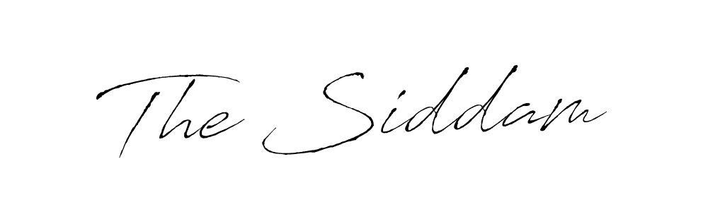 Design your own signature with our free online signature maker. With this signature software, you can create a handwritten (Antro_Vectra) signature for name The Siddam. The Siddam signature style 6 images and pictures png