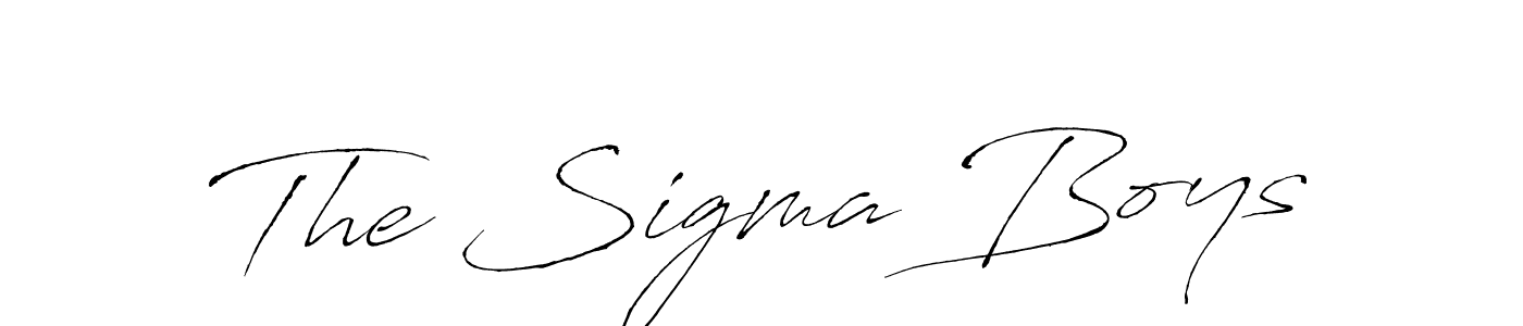 Also You can easily find your signature by using the search form. We will create The Sigma Boys name handwritten signature images for you free of cost using Antro_Vectra sign style. The Sigma Boys signature style 6 images and pictures png