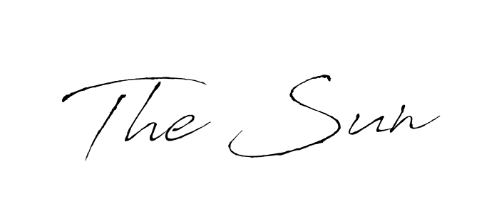 Design your own signature with our free online signature maker. With this signature software, you can create a handwritten (Antro_Vectra) signature for name The Sun. The Sun signature style 6 images and pictures png