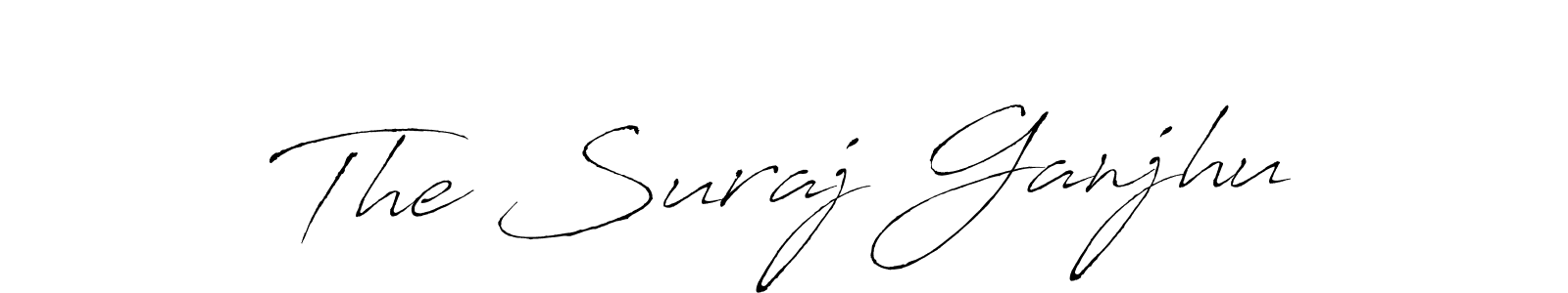 Make a short The Suraj Ganjhu signature style. Manage your documents anywhere anytime using Antro_Vectra. Create and add eSignatures, submit forms, share and send files easily. The Suraj Ganjhu signature style 6 images and pictures png