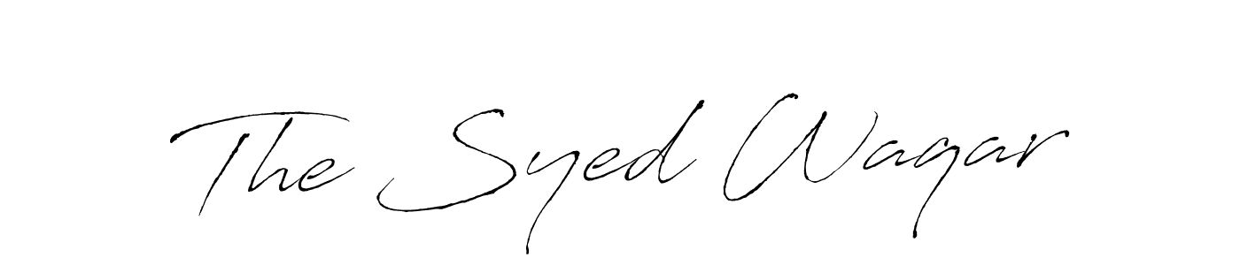 Also You can easily find your signature by using the search form. We will create The Syed Waqar name handwritten signature images for you free of cost using Antro_Vectra sign style. The Syed Waqar signature style 6 images and pictures png