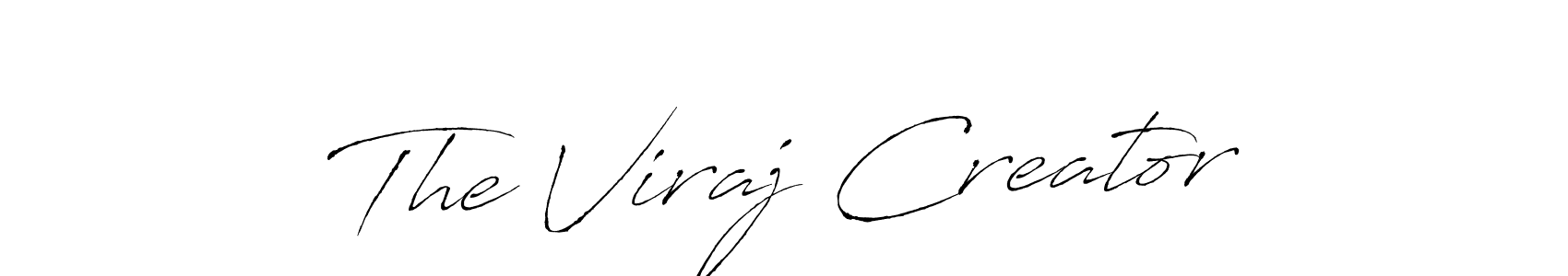 Similarly Antro_Vectra is the best handwritten signature design. Signature creator online .You can use it as an online autograph creator for name The Viraj Creator. The Viraj Creator signature style 6 images and pictures png