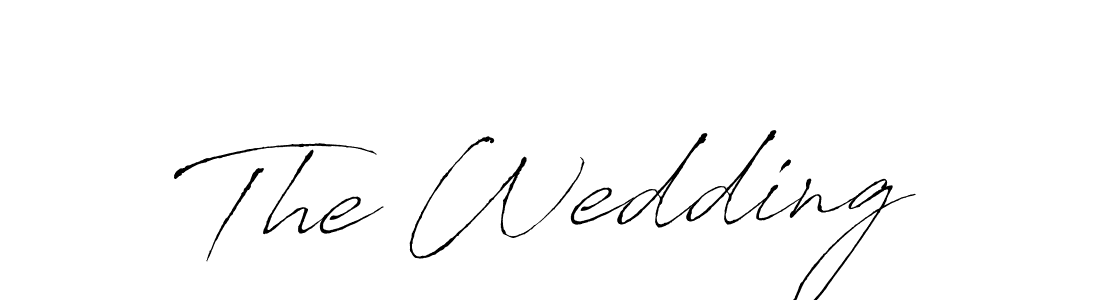 Once you've used our free online signature maker to create your best signature Antro_Vectra style, it's time to enjoy all of the benefits that The Wedding name signing documents. The Wedding signature style 6 images and pictures png