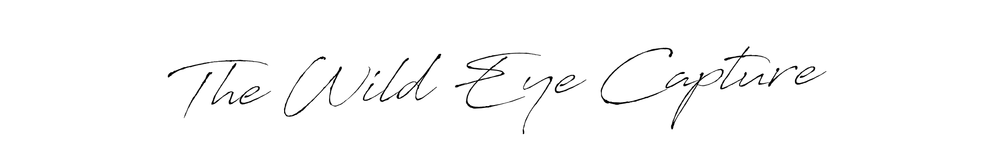 Use a signature maker to create a handwritten signature online. With this signature software, you can design (Antro_Vectra) your own signature for name The Wild Eye Capture. The Wild Eye Capture signature style 6 images and pictures png