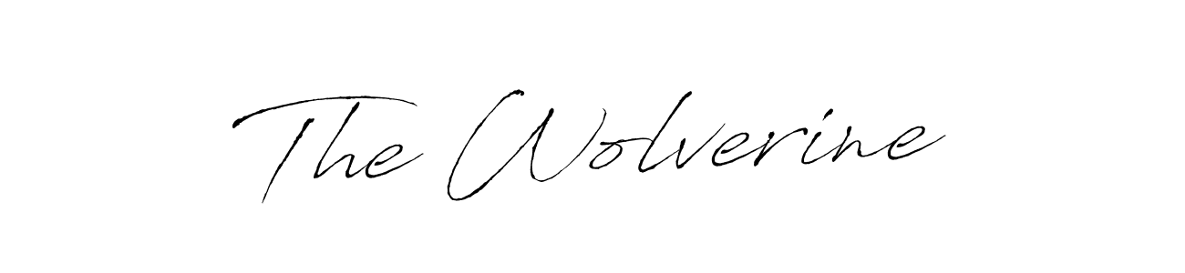 Create a beautiful signature design for name The Wolverine. With this signature (Antro_Vectra) fonts, you can make a handwritten signature for free. The Wolverine signature style 6 images and pictures png