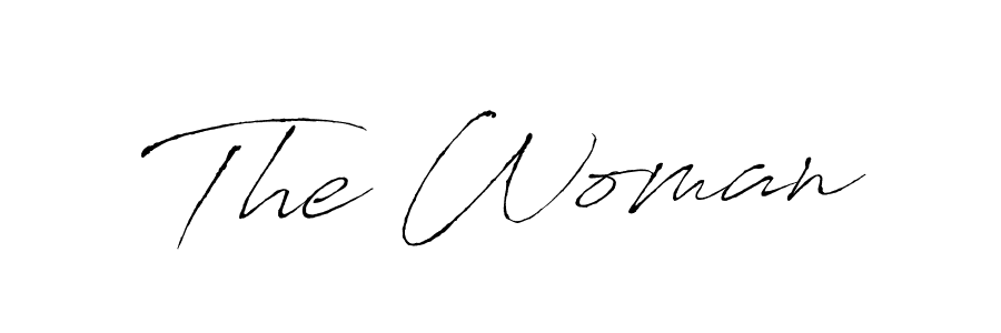 Use a signature maker to create a handwritten signature online. With this signature software, you can design (Antro_Vectra) your own signature for name The Woman. The Woman signature style 6 images and pictures png