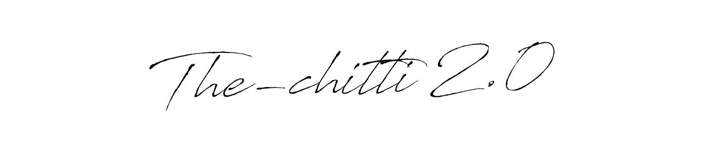 Use a signature maker to create a handwritten signature online. With this signature software, you can design (Antro_Vectra) your own signature for name The-chitti 2.0. The-chitti 2.0 signature style 6 images and pictures png