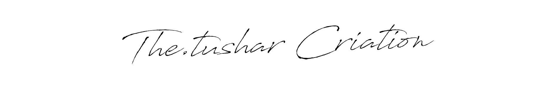 It looks lik you need a new signature style for name The.tushar Criation. Design unique handwritten (Antro_Vectra) signature with our free signature maker in just a few clicks. The.tushar Criation signature style 6 images and pictures png