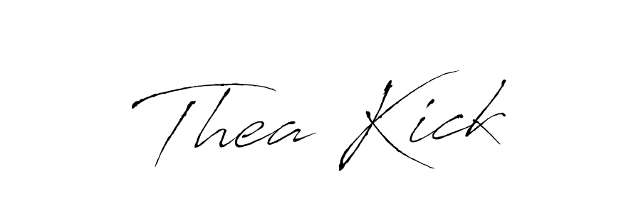 Once you've used our free online signature maker to create your best signature Antro_Vectra style, it's time to enjoy all of the benefits that Thea Kick name signing documents. Thea Kick signature style 6 images and pictures png