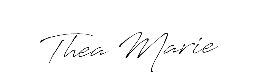 Make a beautiful signature design for name Thea Marie. With this signature (Antro_Vectra) style, you can create a handwritten signature for free. Thea Marie signature style 6 images and pictures png