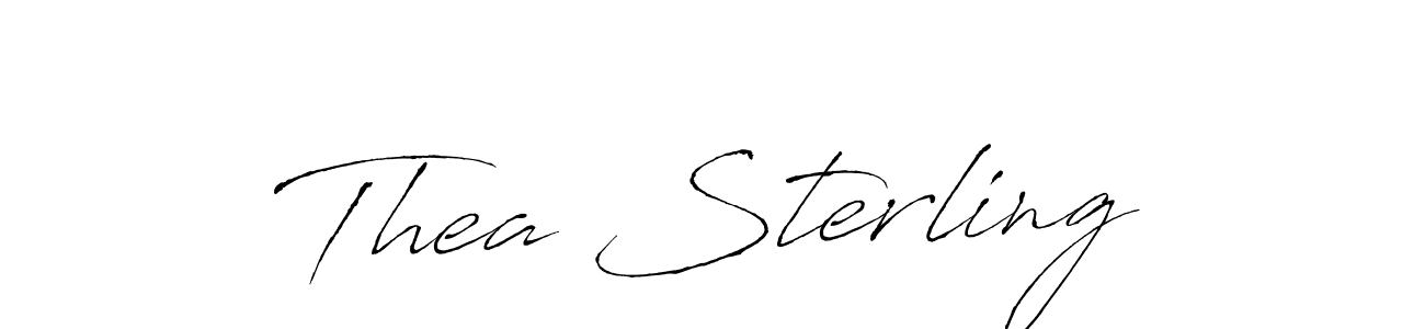 The best way (Antro_Vectra) to make a short signature is to pick only two or three words in your name. The name Thea Sterling include a total of six letters. For converting this name. Thea Sterling signature style 6 images and pictures png