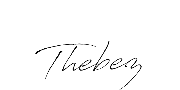 How to make Thebez name signature. Use Antro_Vectra style for creating short signs online. This is the latest handwritten sign. Thebez signature style 6 images and pictures png