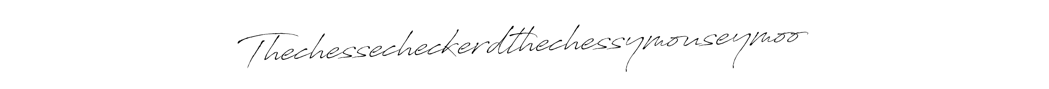 Create a beautiful signature design for name Thechessecheckerdthechessymouseymoo. With this signature (Antro_Vectra) fonts, you can make a handwritten signature for free. Thechessecheckerdthechessymouseymoo signature style 6 images and pictures png