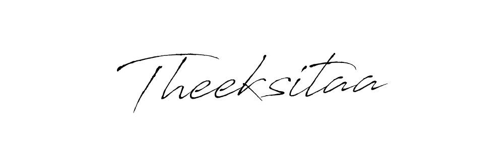 Theeksitaa stylish signature style. Best Handwritten Sign (Antro_Vectra) for my name. Handwritten Signature Collection Ideas for my name Theeksitaa. Theeksitaa signature style 6 images and pictures png