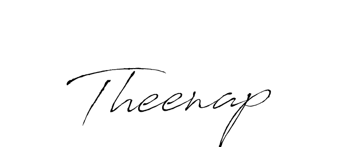 Use a signature maker to create a handwritten signature online. With this signature software, you can design (Antro_Vectra) your own signature for name Theenap. Theenap signature style 6 images and pictures png