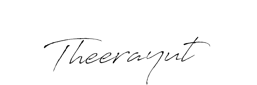 Theerayut stylish signature style. Best Handwritten Sign (Antro_Vectra) for my name. Handwritten Signature Collection Ideas for my name Theerayut. Theerayut signature style 6 images and pictures png