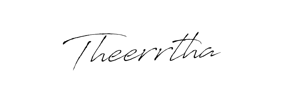 Make a beautiful signature design for name Theerrtha. With this signature (Antro_Vectra) style, you can create a handwritten signature for free. Theerrtha signature style 6 images and pictures png