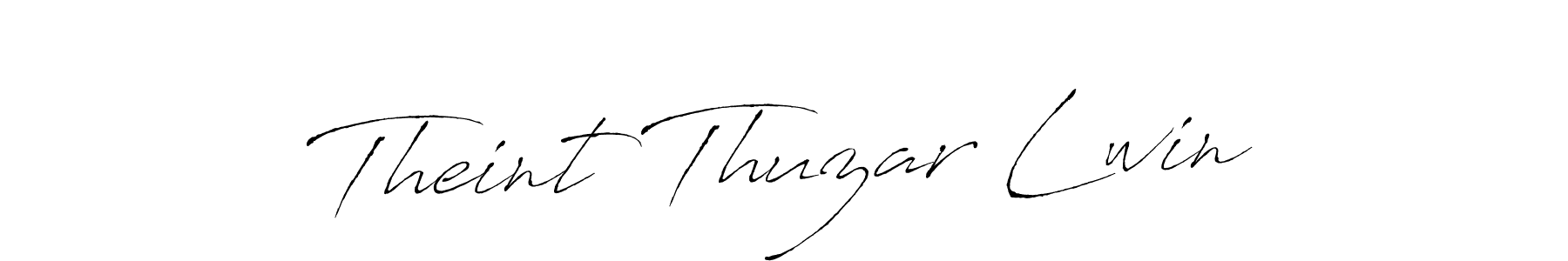 The best way (Antro_Vectra) to make a short signature is to pick only two or three words in your name. The name Theint Thuzar Lwin include a total of six letters. For converting this name. Theint Thuzar Lwin signature style 6 images and pictures png