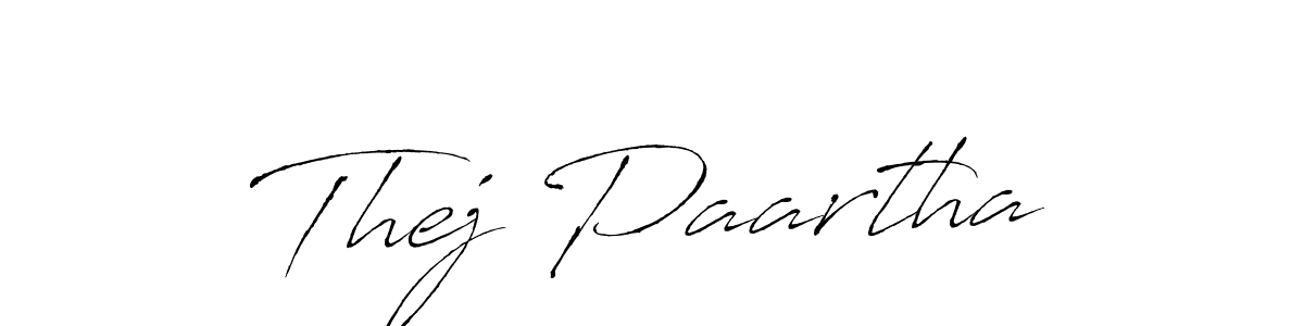 This is the best signature style for the Thej Paartha name. Also you like these signature font (Antro_Vectra). Mix name signature. Thej Paartha signature style 6 images and pictures png