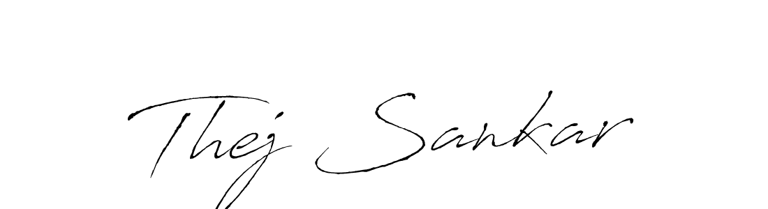 It looks lik you need a new signature style for name Thej Sankar. Design unique handwritten (Antro_Vectra) signature with our free signature maker in just a few clicks. Thej Sankar signature style 6 images and pictures png