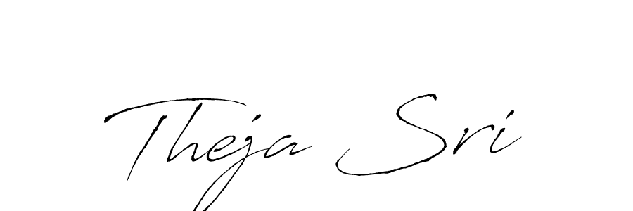 Make a beautiful signature design for name Theja Sri. With this signature (Antro_Vectra) style, you can create a handwritten signature for free. Theja Sri signature style 6 images and pictures png