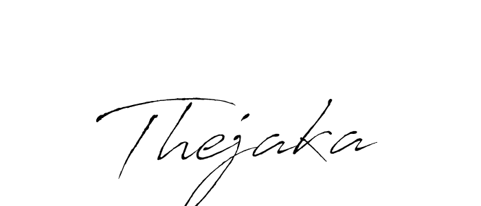 Also we have Thejaka name is the best signature style. Create professional handwritten signature collection using Antro_Vectra autograph style. Thejaka signature style 6 images and pictures png