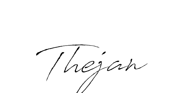 You should practise on your own different ways (Antro_Vectra) to write your name (Thejan) in signature. don't let someone else do it for you. Thejan signature style 6 images and pictures png