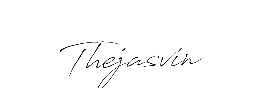 How to make Thejasvin name signature. Use Antro_Vectra style for creating short signs online. This is the latest handwritten sign. Thejasvin signature style 6 images and pictures png