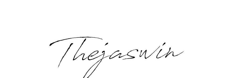 Use a signature maker to create a handwritten signature online. With this signature software, you can design (Antro_Vectra) your own signature for name Thejaswin. Thejaswin signature style 6 images and pictures png