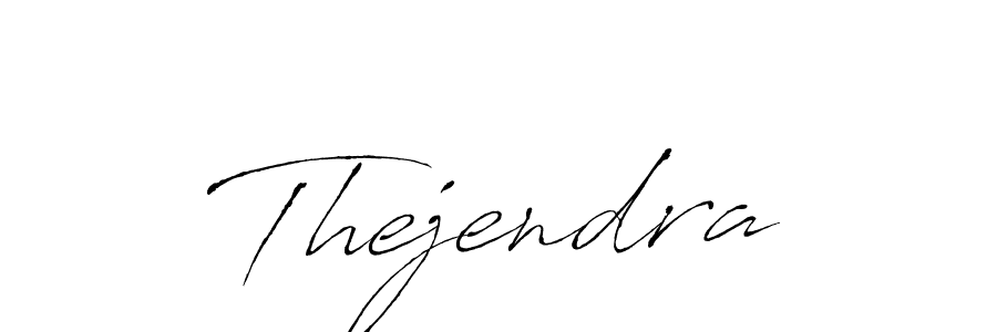 Make a beautiful signature design for name Thejendra. With this signature (Antro_Vectra) style, you can create a handwritten signature for free. Thejendra signature style 6 images and pictures png