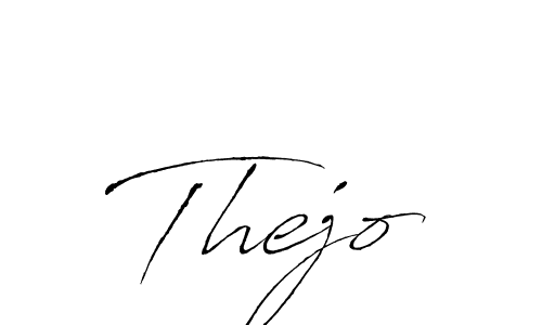 How to make Thejo signature? Antro_Vectra is a professional autograph style. Create handwritten signature for Thejo name. Thejo signature style 6 images and pictures png