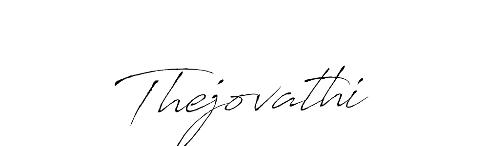 The best way (Antro_Vectra) to make a short signature is to pick only two or three words in your name. The name Thejovathi include a total of six letters. For converting this name. Thejovathi signature style 6 images and pictures png