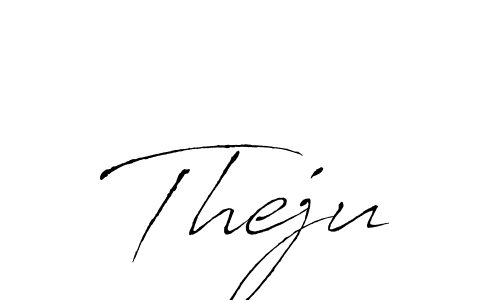 How to make Theju name signature. Use Antro_Vectra style for creating short signs online. This is the latest handwritten sign. Theju signature style 6 images and pictures png