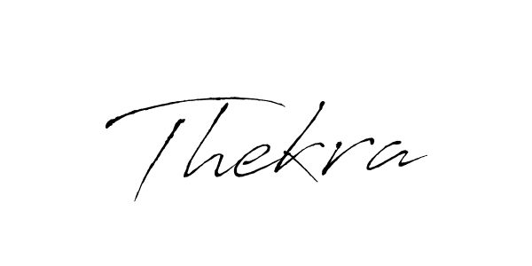 Create a beautiful signature design for name Thekra. With this signature (Antro_Vectra) fonts, you can make a handwritten signature for free. Thekra signature style 6 images and pictures png