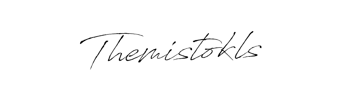 Themistokls stylish signature style. Best Handwritten Sign (Antro_Vectra) for my name. Handwritten Signature Collection Ideas for my name Themistokls. Themistokls signature style 6 images and pictures png
