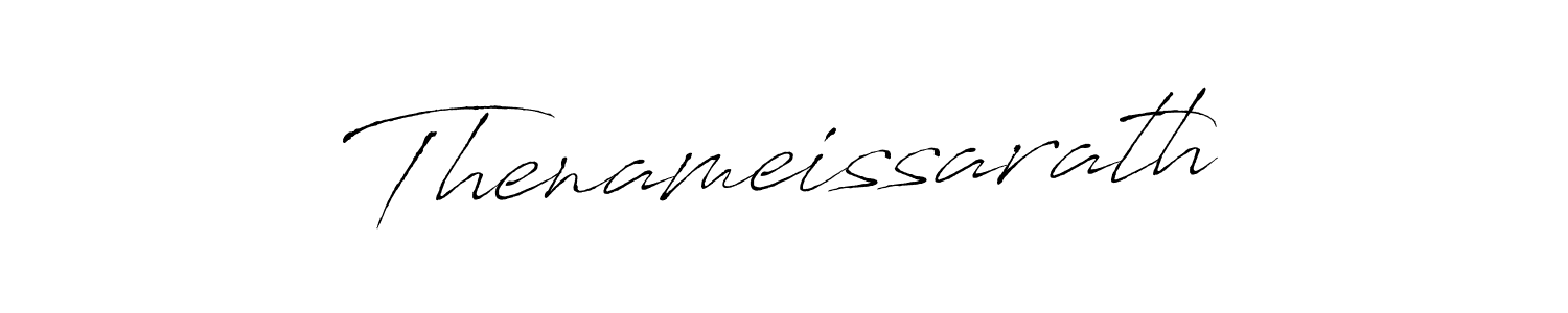 Design your own signature with our free online signature maker. With this signature software, you can create a handwritten (Antro_Vectra) signature for name Thenameissarath. Thenameissarath signature style 6 images and pictures png