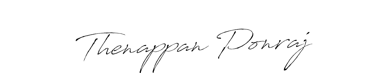 The best way (Antro_Vectra) to make a short signature is to pick only two or three words in your name. The name Thenappan Ponraj include a total of six letters. For converting this name. Thenappan Ponraj signature style 6 images and pictures png