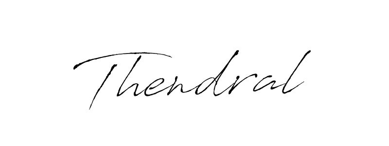 How to make Thendral signature? Antro_Vectra is a professional autograph style. Create handwritten signature for Thendral name. Thendral signature style 6 images and pictures png