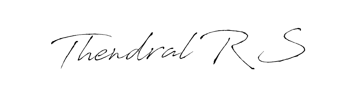 Once you've used our free online signature maker to create your best signature Antro_Vectra style, it's time to enjoy all of the benefits that Thendral R S name signing documents. Thendral R S signature style 6 images and pictures png