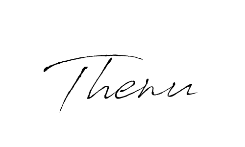 How to make Thenu signature? Antro_Vectra is a professional autograph style. Create handwritten signature for Thenu name. Thenu signature style 6 images and pictures png