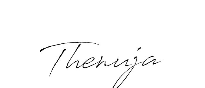 Design your own signature with our free online signature maker. With this signature software, you can create a handwritten (Antro_Vectra) signature for name Thenuja. Thenuja signature style 6 images and pictures png