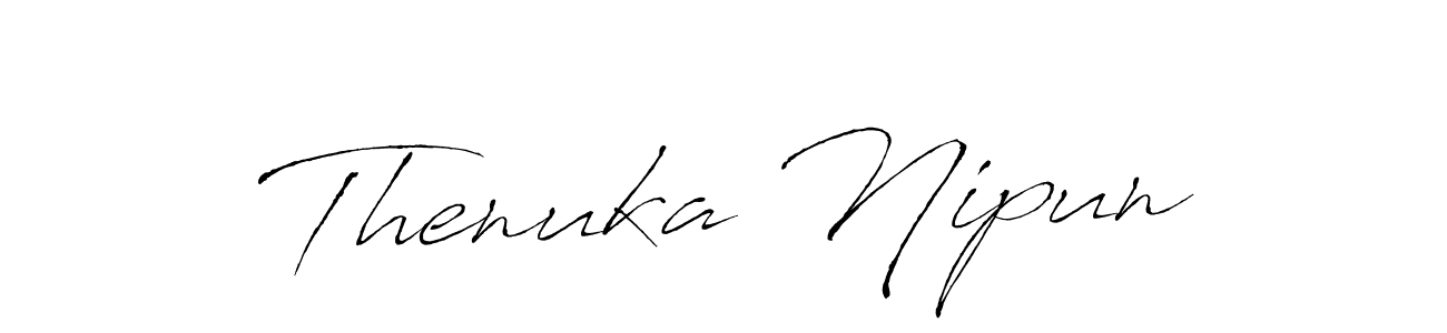 Here are the top 10 professional signature styles for the name Thenuka Nipun. These are the best autograph styles you can use for your name. Thenuka Nipun signature style 6 images and pictures png