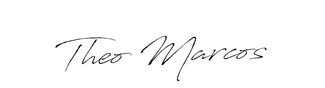 Create a beautiful signature design for name Theo Marcos. With this signature (Antro_Vectra) fonts, you can make a handwritten signature for free. Theo Marcos signature style 6 images and pictures png