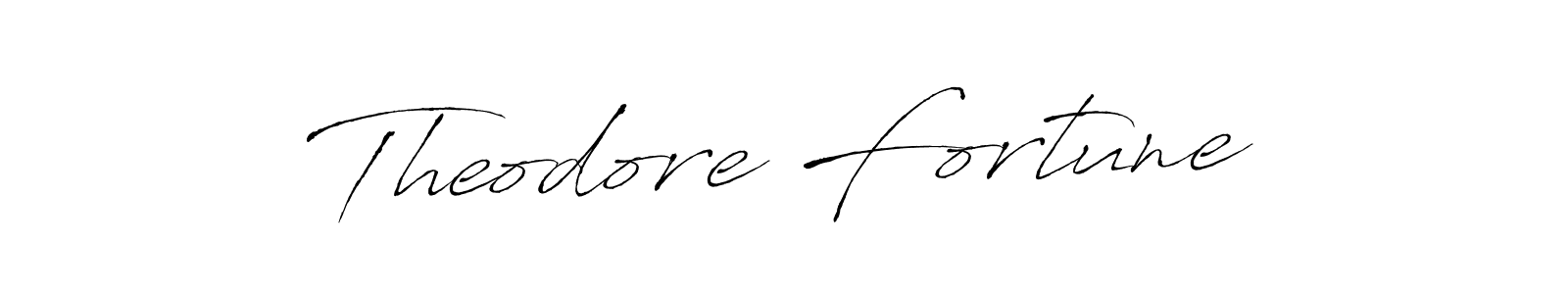 How to make Theodore Fortune name signature. Use Antro_Vectra style for creating short signs online. This is the latest handwritten sign. Theodore Fortune signature style 6 images and pictures png