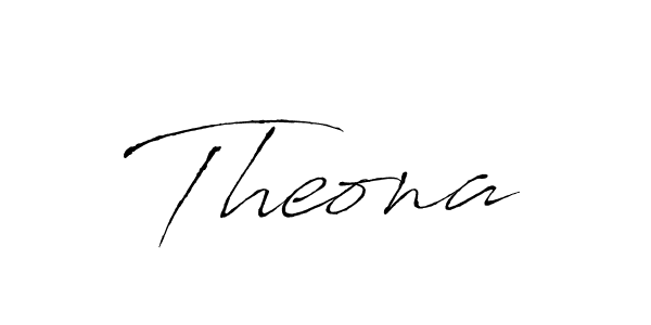 Use a signature maker to create a handwritten signature online. With this signature software, you can design (Antro_Vectra) your own signature for name Theona. Theona signature style 6 images and pictures png