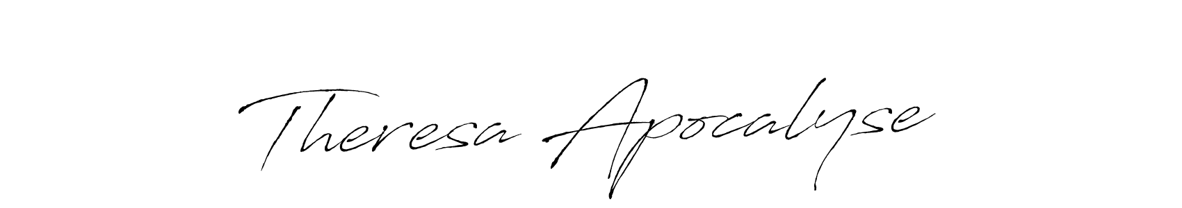 Make a beautiful signature design for name Theresa Apocalyse. Use this online signature maker to create a handwritten signature for free. Theresa Apocalyse signature style 6 images and pictures png