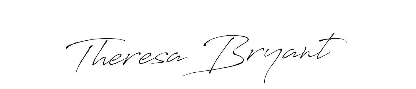 Use a signature maker to create a handwritten signature online. With this signature software, you can design (Antro_Vectra) your own signature for name Theresa Bryant. Theresa Bryant signature style 6 images and pictures png