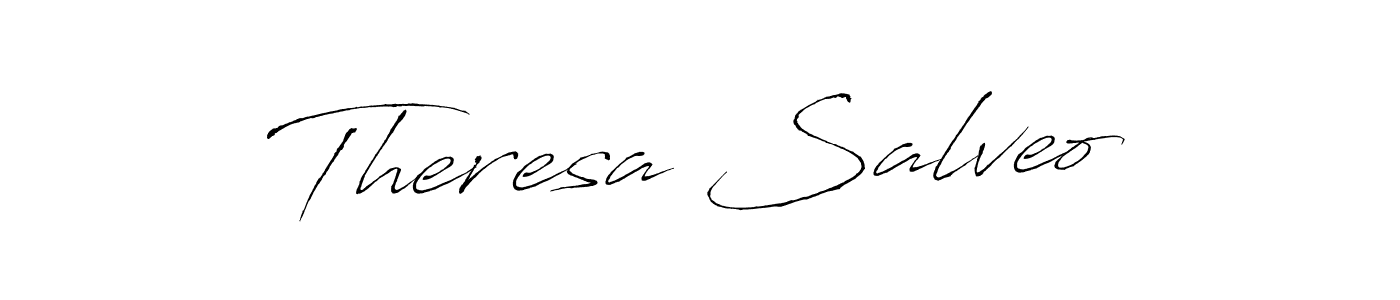 Design your own signature with our free online signature maker. With this signature software, you can create a handwritten (Antro_Vectra) signature for name Theresa Salveo. Theresa Salveo signature style 6 images and pictures png