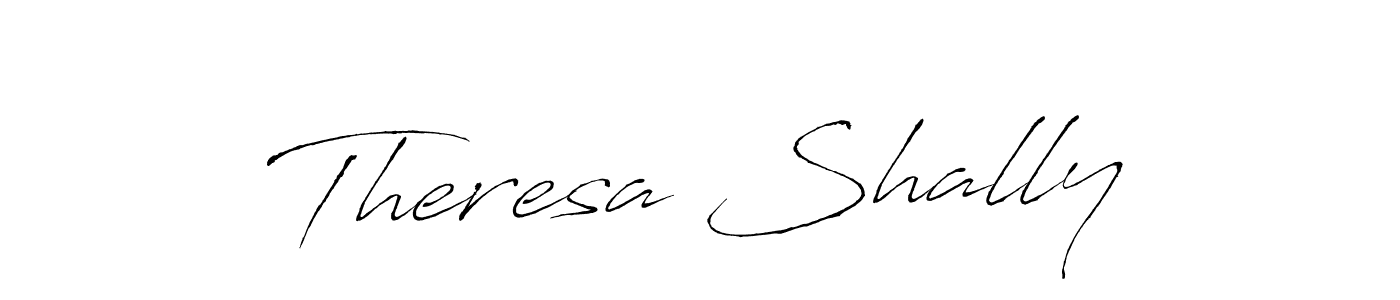 Design your own signature with our free online signature maker. With this signature software, you can create a handwritten (Antro_Vectra) signature for name Theresa Shally. Theresa Shally signature style 6 images and pictures png