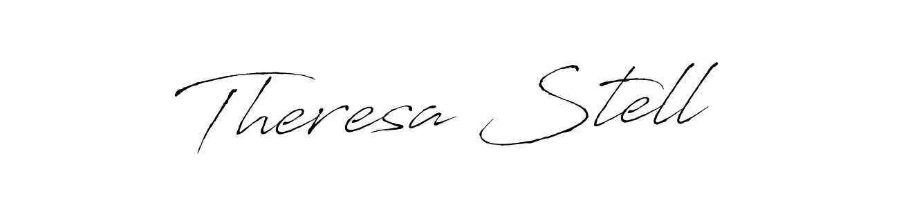 Antro_Vectra is a professional signature style that is perfect for those who want to add a touch of class to their signature. It is also a great choice for those who want to make their signature more unique. Get Theresa Stell name to fancy signature for free. Theresa Stell signature style 6 images and pictures png